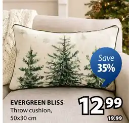 JYSK EVERGREEN BLISS Throw cushion offer