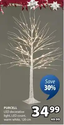 JYSK PURCELL LED decorative light offer
