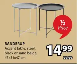 JYSK RANDERUP Accent table offer
