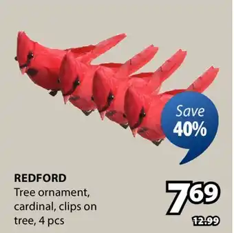 JYSK REDFORD Tree ornament offer