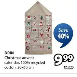 JYSK DRIN Christmas advent calendar offer