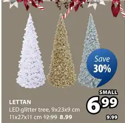 JYSK LETTAN LED glitter tree offer