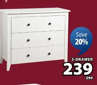 JYSK STOKE 3-Drawer offer