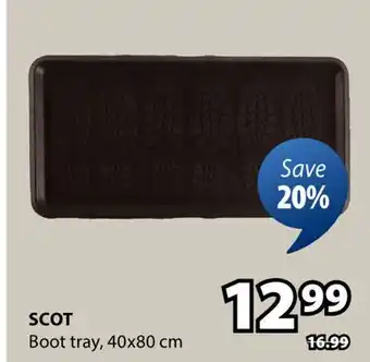 JYSK SCOT Boot tray offer