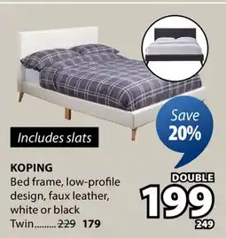 JYSK Includes slats KOPING offer