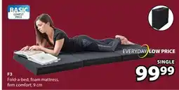 JYSK F3 Fold-a-bed offer