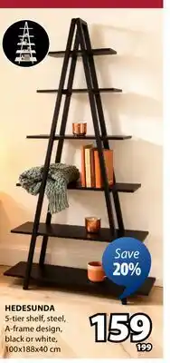 JYSK HEDESUNDA 5-tier shelf offer
