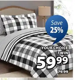 JYSK OXFORD/COMBRIDGE TWIN, 5- piece bed-in-a-bag offer