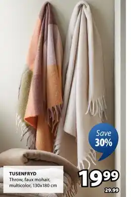 JYSK TUSENFRYD Throw offer