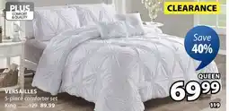 JYSK VERSAILLES 5-piece comforter set offer