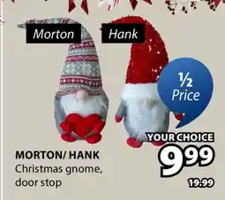 JYSK MORTON/HANK Christmas gnome, door stop offer