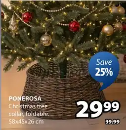 JYSK PONEROSA Christmas tree offer