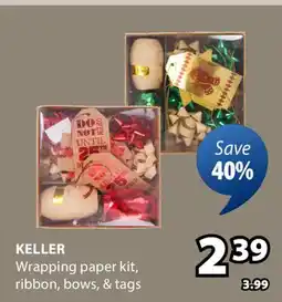 JYSK KELLER Wrapping paper kit offer
