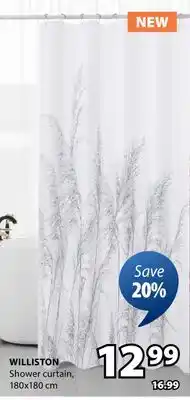 JYSK WILLISTON Shower curtain offer