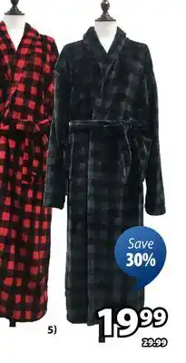 JYSK HARLEV Fleece bathrobe offer