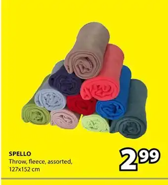 JYSK SPELLO Throw offer