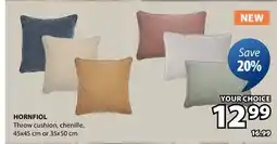 JYSK HORNFIOL Throw cushion offer