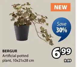 JYSK BERGUR Artificial potted plant offer