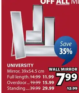 JYSK UNIVERSITY Mirror offer