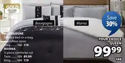 JYSK BOURGOGNE 8-piece bed-in-a-bag offer