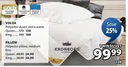 JYSK VOLDA Polyester duvet, extra warm offer