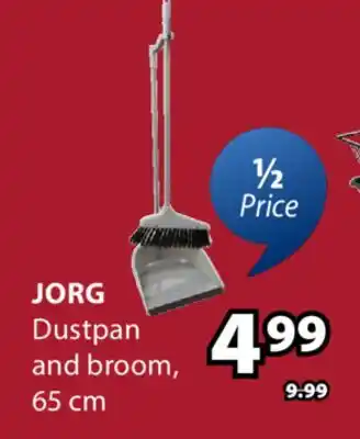 JYSK JORG Dustpan and broom offer