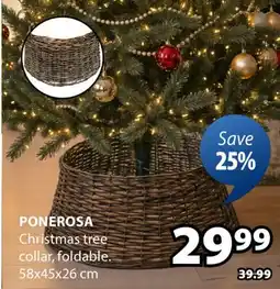 JYSK PONEROSA Christmas tree collar, foldable offer