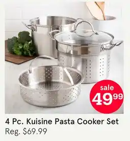 Kitchen Stuff Plus KSP KUISINE PASTA COOKER COMBO SET/4 8 QT. ST/STEEL offer