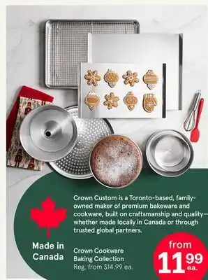 Kitchen Stuff Plus Crown Cookware Baking Collection offer