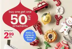 Kitchen Stuff Plus BOGO 50% off Ornaments offer