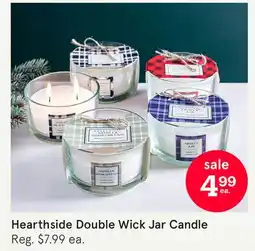 Kitchen Stuff Plus Hearthside Double Wick Jar Candle offer