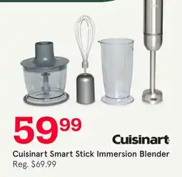 Kitchen Stuff Plus CUISINART SMART STICK IMMERSION BLENDER W/CHOPPER 300-WATT BRUSHED ST/ST offer