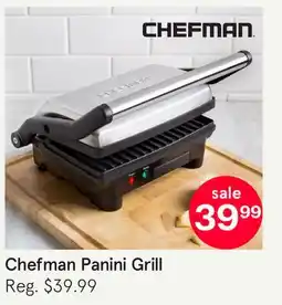 Kitchen Stuff Plus CHEFMAN 180 DEGREE PANINI GRILL W/FLOATING HINGE 13 X 10 X 6.5 H ST/STEEL offer