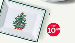 Kitchen Stuff Plus KSP XMAS EVERGREEN PORCELAIN PLATTER EVERGREEN 29.5 X 23 X 3 CM offer