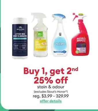 Petsmart stain & odour offer