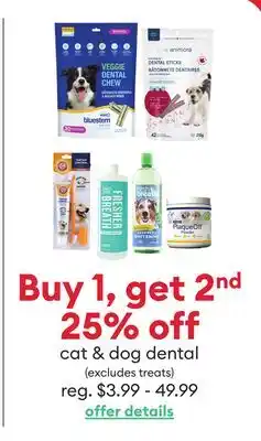 Petsmart cat & dog dental offer