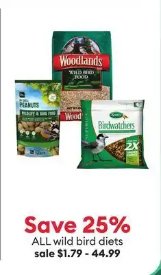Petsmart ALL wild bird diets offer