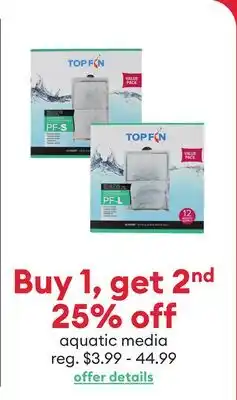 Petsmart aquatic media offer