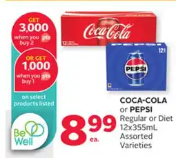 Rexall COCA-COLA or PEPSI Regular or Diet offer