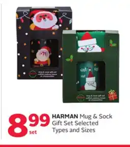 Rexall HARMAN Mug & Sock Gift Set offer