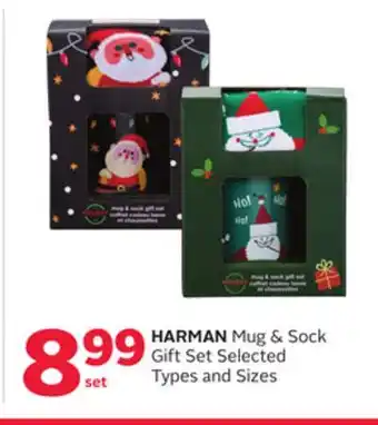 Rexall HARMAN Mug & Sock Gift Set offer