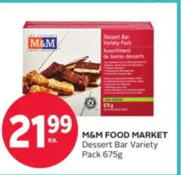 Rexall M&M FOOD MARKET Dessert Bar Variety Pack offer