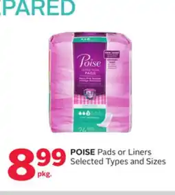 Rexall POISE Pads or Liners offer