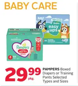 Rexall PAMPERS Boxed Diapers or Training Pants offer