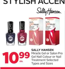Rexall SALLY HANSEN Miracle Gel or Salon Pro Gel Nail Colour or Nail Treatment offer