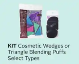 Rexall KIT Cosmetic Wedges or Triangle Blending Puffs offer
