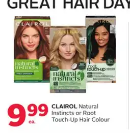 Rexall CLAIROL Natural Instincts or Root Touch-Up Hair Colour offer