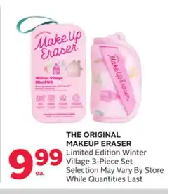 Rexall THE ORIGINAL MAKEUP ERASER Winter Village 3-Piece Set offer