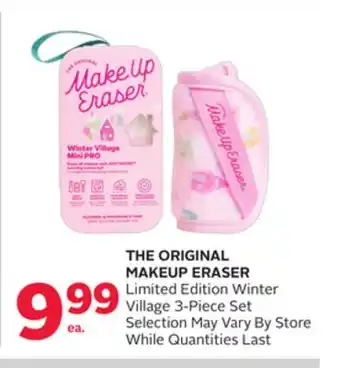Rexall THE ORIGINAL MAKEUP ERASER Winter Village 3-Piece Set offer