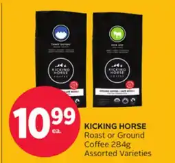 Rexall KICKING HORSE Roast or Ground Coffee offer